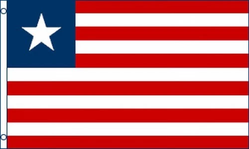 Red and white 2024 striped flag country