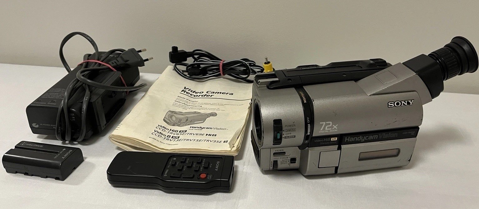 Sony CCD-TRV65XR 65E PAL Handycam Videocámara Hi8 Video8 XRAY X-RAY Zoom...