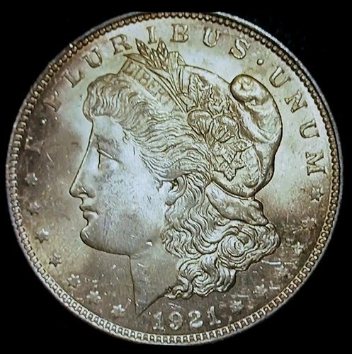 1921-P #3 BU Morgan Silver Dollar ~ Free Shipping