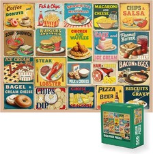 Jigsaw Puzzle for Adults Family Puzzle Game Food Combos Funny Jigsaw Puzzle