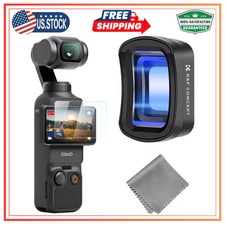 K F Concept 1.2X Anamorphic Lens for DJI Osmo Pocket 3 4 Blue Streak Cinematic