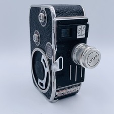 Bolex Paillard E8 Film Camera With Lytar 1:2.5 F 12.5Mm Double 8mm Narrow Film