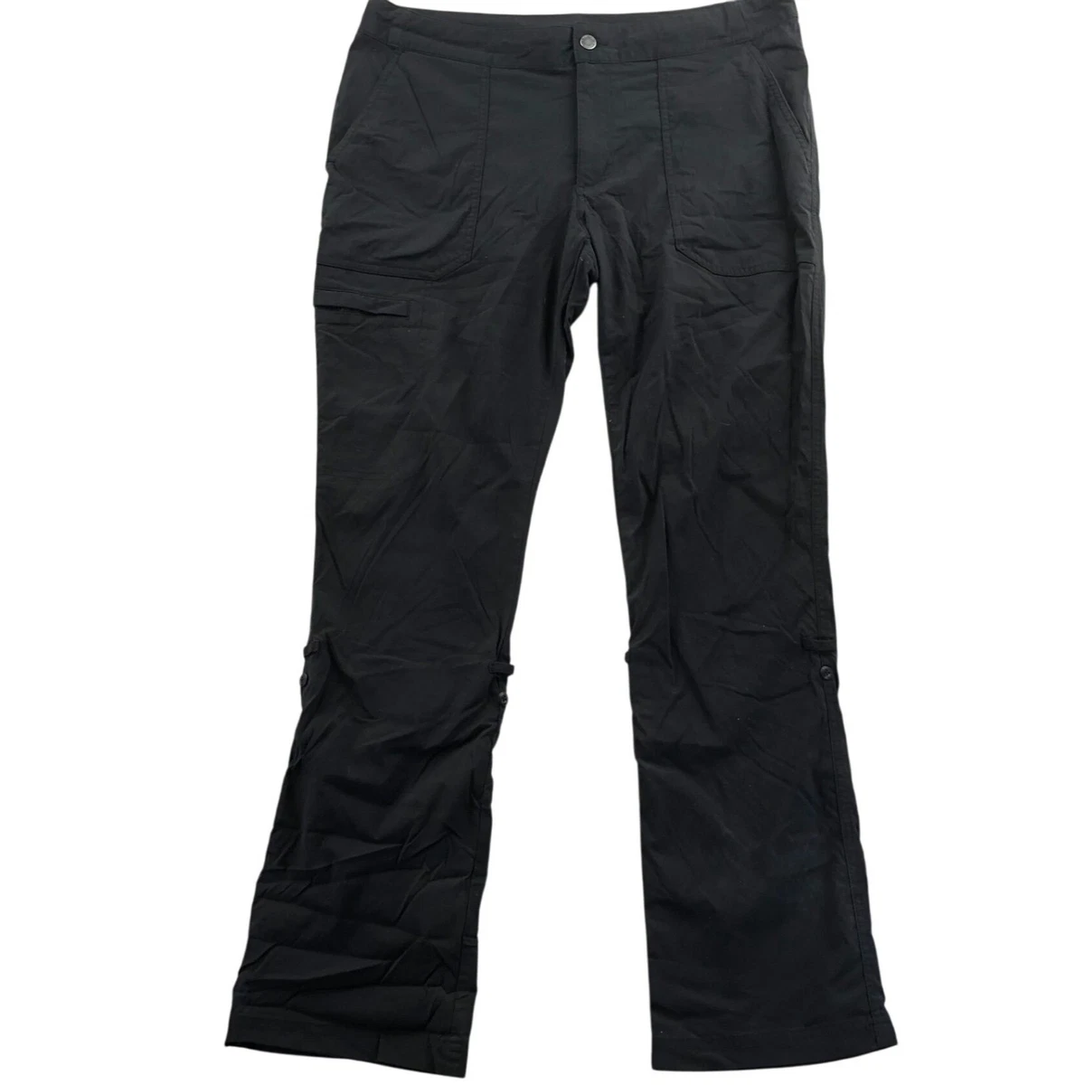 Columbia Chino Capri Crop – Noir – 100% Coton – Taille 8 – Pantalon Femme Randonnée & Outdoor
