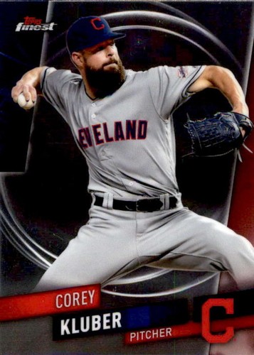 2019 Topps Finest Corey Kluber #72 card