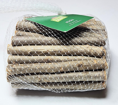 CraftsWood Twigs Bark Natural Sticks for Crafts 50 Count