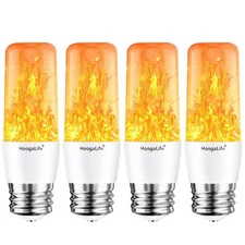 Flame Light Bulbs, E26 Led Light Bulb with Effect of Real Candle Fire Light, ...