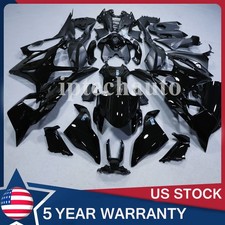 Glossy Vivid Black Fairing Kit ABS Injection ...