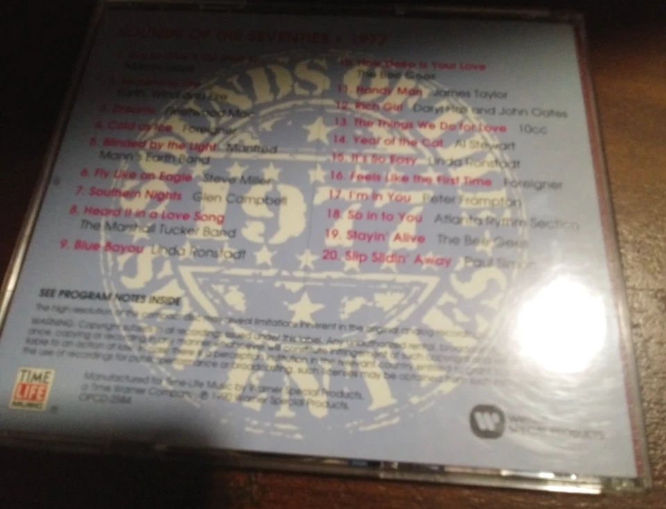 Sounds Of The Seventies 1977 ( CD 1990 Time Life USA) - Image 2 of 3