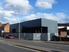 Photo A2 Reconstruction of Bodger's former showroom on Lynn Road, Wisbec c2016