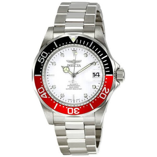 Invicta Pro Diver Automatic White Dial Coke Bezel Men's Watch 9404 Invicta Pro Diver Automatic White Dial Coke Bezel Men's Watch 9404
