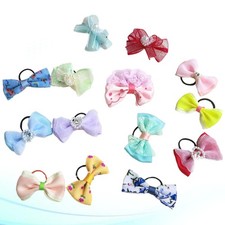 20 Pcs Girl Dog Accessories Grooming Bows Bowties for Small Dogs