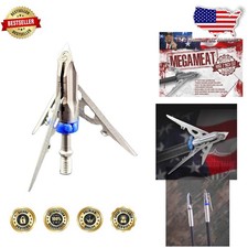 G5 Megameat Broadheads 100/125 Grain 2" Cutting Diameter