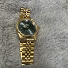 invicta watch women Rose Gold Band Black Back Round gold