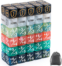 60 Pieces MTG Dice Set with Keyword Token Dic...