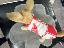 Dog Cozy Reversible Fleece Coat For Small Dog In Red Wings