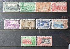 Montserrat 1951 George Vl sg123-132 Clean Mounted Mint As Pictures.