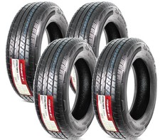 4-pack Radial Trailer Tire St20575r15 15 Inch Deep Tread Steel Belted Load D