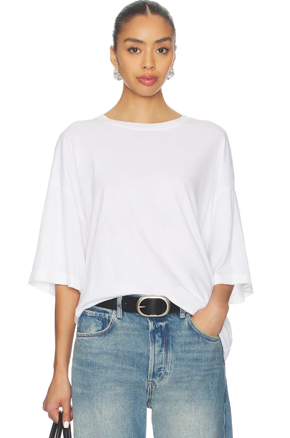 Free People x We The Free Perfect Oversized Tee In White
