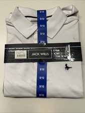 Jack Wills Kids Classic Polo T-shirt Short Sleeve 9/10 Years Navy/white 2Pack