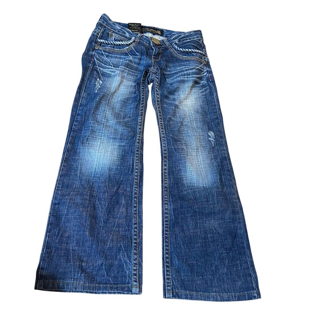 パンツ RED PEPPER design flare denim Redpepper Embroidered Design Denim Flare 26 Inch | eBay