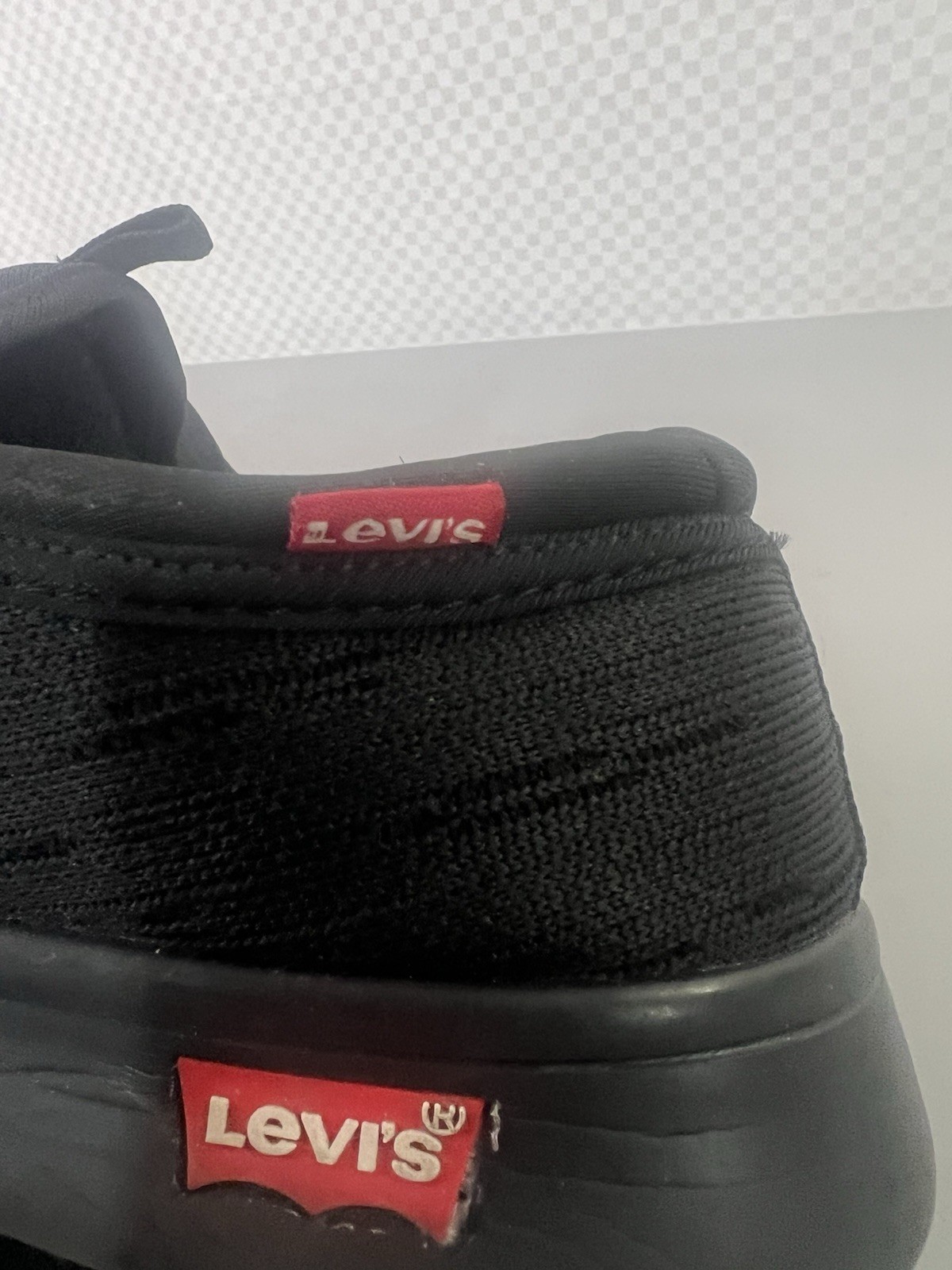 Levi's Women's Black Sneakers 10 Lightweight Knit Casual Comfort Lace Up thumbnail 3