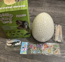 Giant Dino Egg - Jumbo Huge Dino Diggers - Dig Discover Dinosaurs Eggs - NEW
