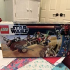 StarWars Legos 9496 Desert Skiff Complete Set Including Manual, Box, Minifigs
