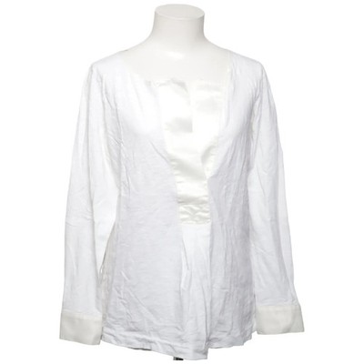 Cortefiel, Bluse, Größe: L, Weiß, Streifen, Damen #hyK