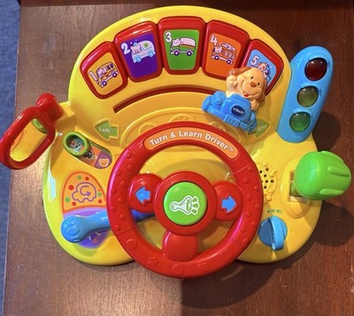 VTech Learn and Discover Driver Educational Numbers Lights Sound Works See Video