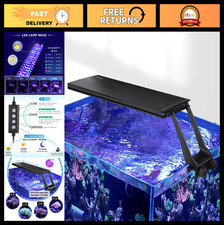 24/7 Clip-On Saltwater Aquarium LED Light, 22W, Adjustable Timer  Brightness, 7