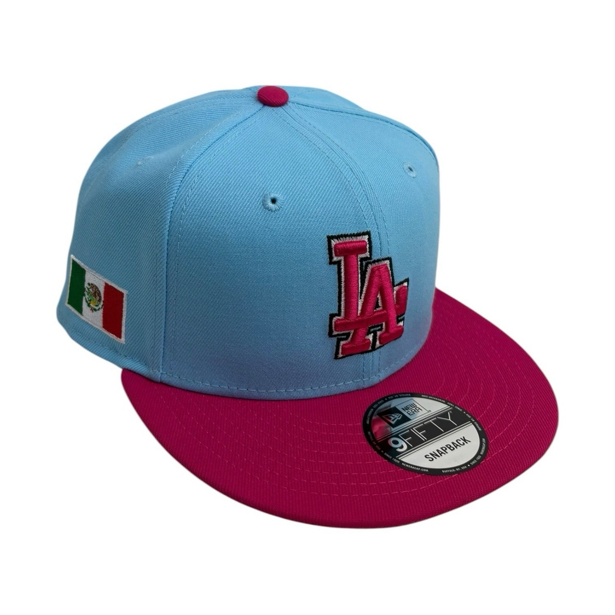 Los Angeles Dodgers New Era 9 Fifty Mexico flag side patch