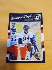 2016 Donruss Football Card Leonard Floyd Rated Rookie #330. rookie card picture