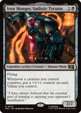 X1 Iron Monger Sadistic Tycoon R Mtg Commander Marvel Super Heroes Mnm Engli X1 Iron Monger Sadistic Tycoon R Mtg Commander Marvel Super Heroes Mnm Engli