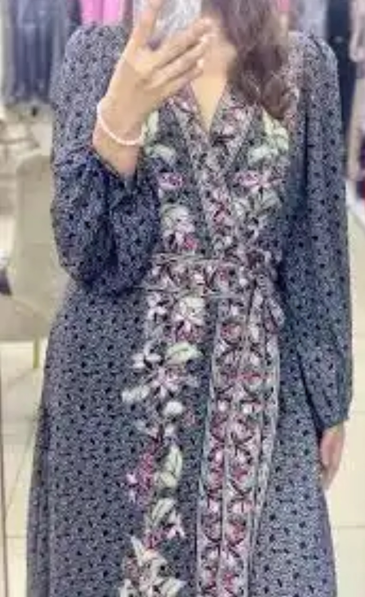 knee length dresses for ladies Hespera Port High-Neck Long-Sleeve Gathered Maxi Dress – Club L London main image 1