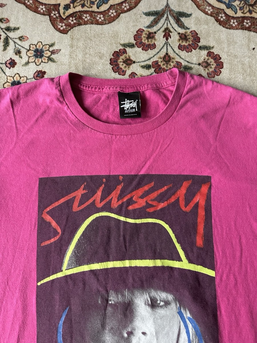 Vintage Stussy Laura Chapter “Compared to what?” T-Shirt SIZE M | eBay