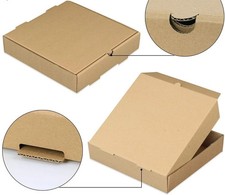 Takeaway Pizza Boxes – Kraft Brown or White, Strong & Sturdy, 7" to 12"