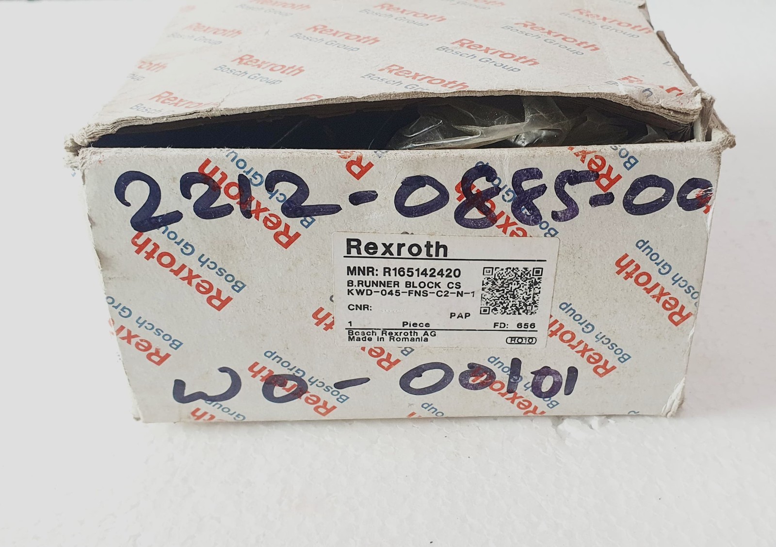 Rexroth Bosch | R165142420 | Ball Runner Block, New Item, Fast Ship, Dhl