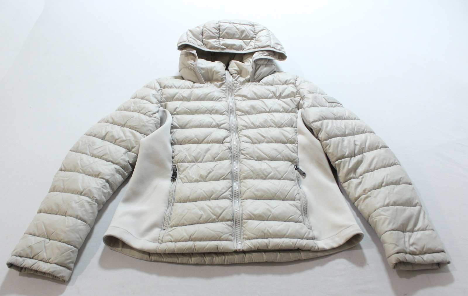 Calvin Klein Women's Mid-Length Full Zip Puffer Jacket LB3 L