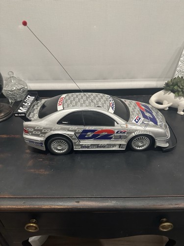 Vintage Radio Shack Mercedes Benz CLK DTM 2000 RC Car Works Remote Silver - Picture 6 of 6