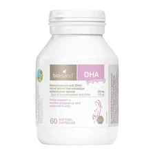 Bio Island DHA for Pregnancy 60 Softgel Capsules | Algae-Sourced DHA