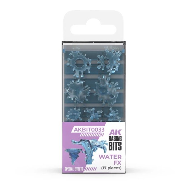 AK Interactive AKBIT0033 Basing Bits Special Effects Water FX Kit New