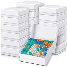 18 Pcs 100 Wells Cardboard Freezer Box with Lid Lab Microtube Storage Box Wat...