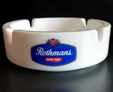 Rothmans Collectible Glass Cigarette Ashtray France ø10.5 cm