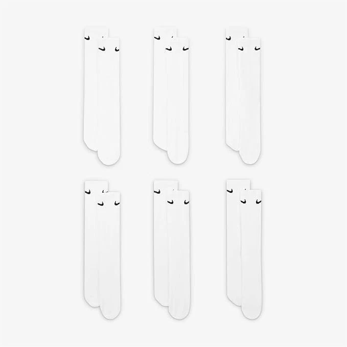 Nike Everyday Cushion Crew Trainingssocken für Herren Paar - Weiss