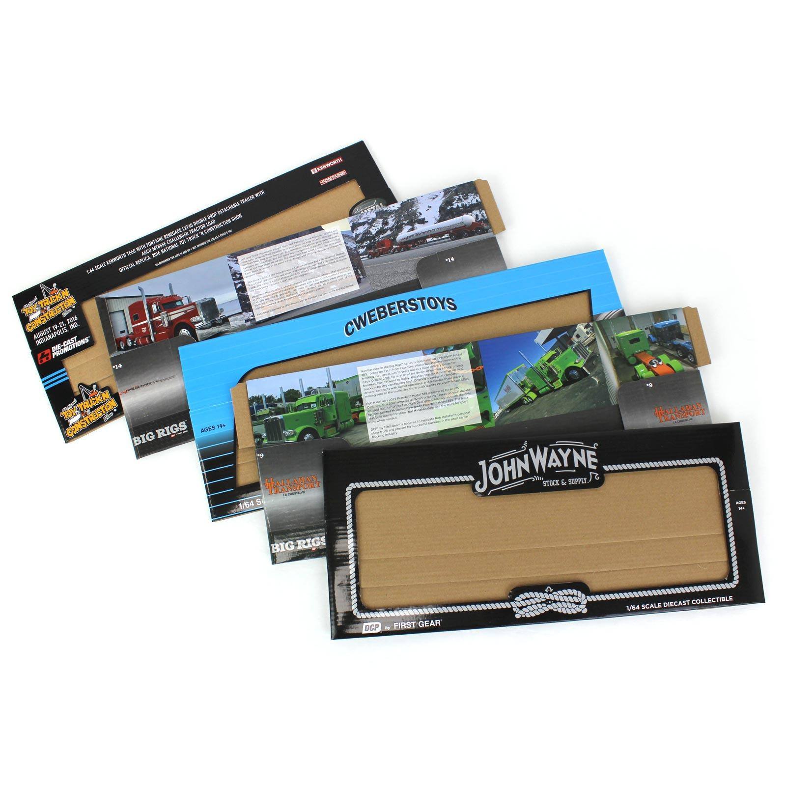 Партия из 5 пустых полуприцепов DCP First Gear 1/64 специального выпуска DCPBOX5