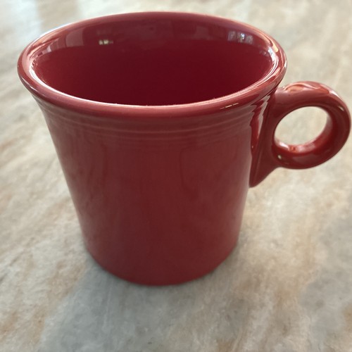 3 Fiesta Ware Multicolor Coffee Mugs Cups Ring Handle Homer Laughlin USA THREE - Picture 3 of 9