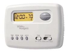 Rheem Protech 1F78 151 Programmable Thermostat White Energy Saving HVAC Control