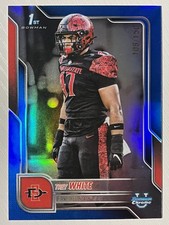 Trey White 2025 Bowman University Chrome Blue Refractor /150 San Diego State