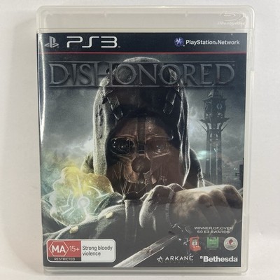 Dishonored PS3 Game MA15+ PAL R4 2012 Rad Games Manual Complete Tested