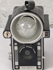 Spartus Press Flash Camera Galter Chicago Vintage Box Camera w Flash Untested